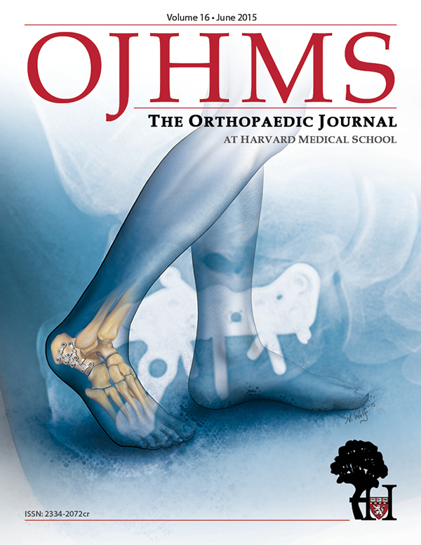 The Orthopaedic Journal at Harvard Medical School Cover, Volume 16, June 2015