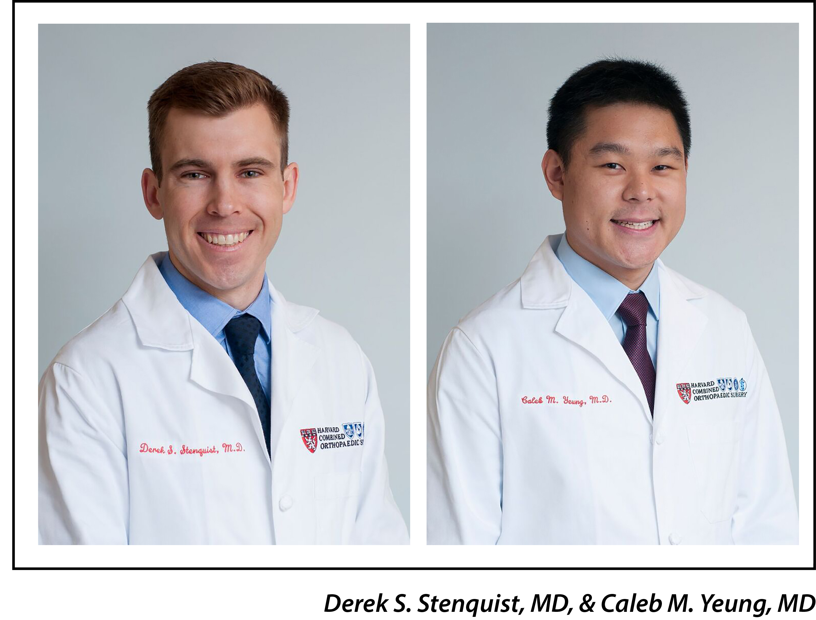 OJHMS, Editors-in-Chief, Derek S. Stenquist, MD and Caleb M. Yeung, MD